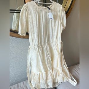 H&M Open-backed dress in woven fabric L NOT WORN